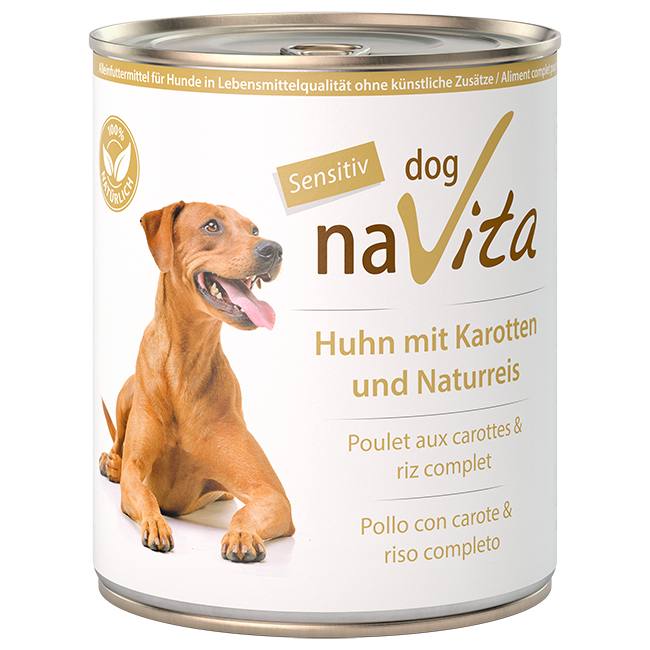 Pollo con carote & riso completo Sensitiv 800g