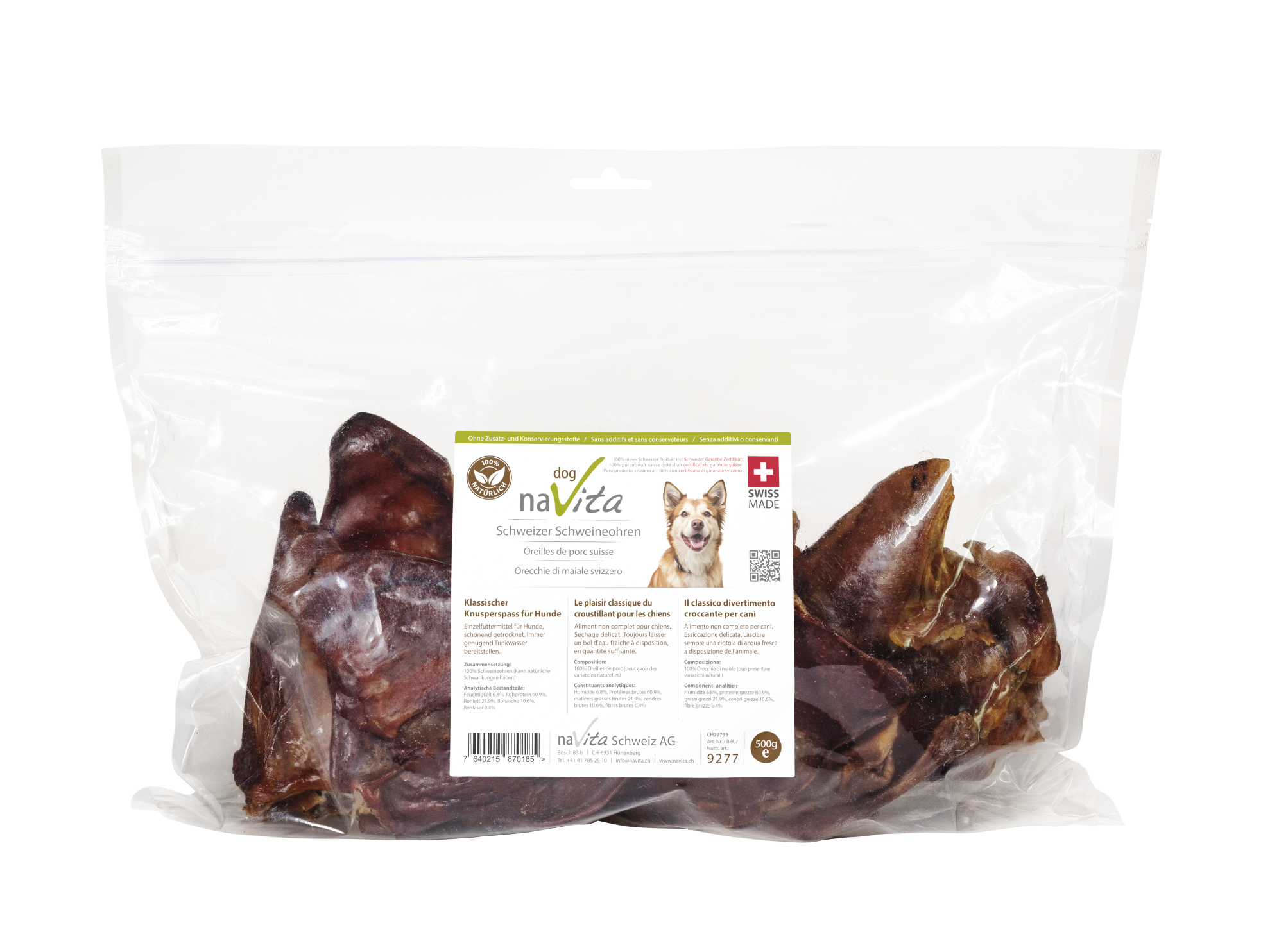 Orecchie di maiale svizzero 500g